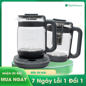 Ấm pha trà chưng yến Gemhaus HP110 dung tích 1.5L - ấm đa năng