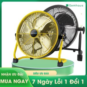 Quạt tích điện Gemhaus Bonaire Silent PS30 - tích hợp cổng sạc USB tiện dụng