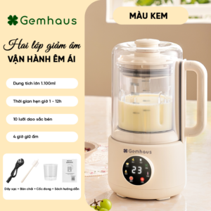 Máy làm sữa hạt Gemhaus GH110 PRO ver3 - máy xay nấu đa năng